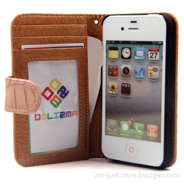 Smartphone PC Cover for iPhone 4/4S with Card Slot, Available in Various Colors